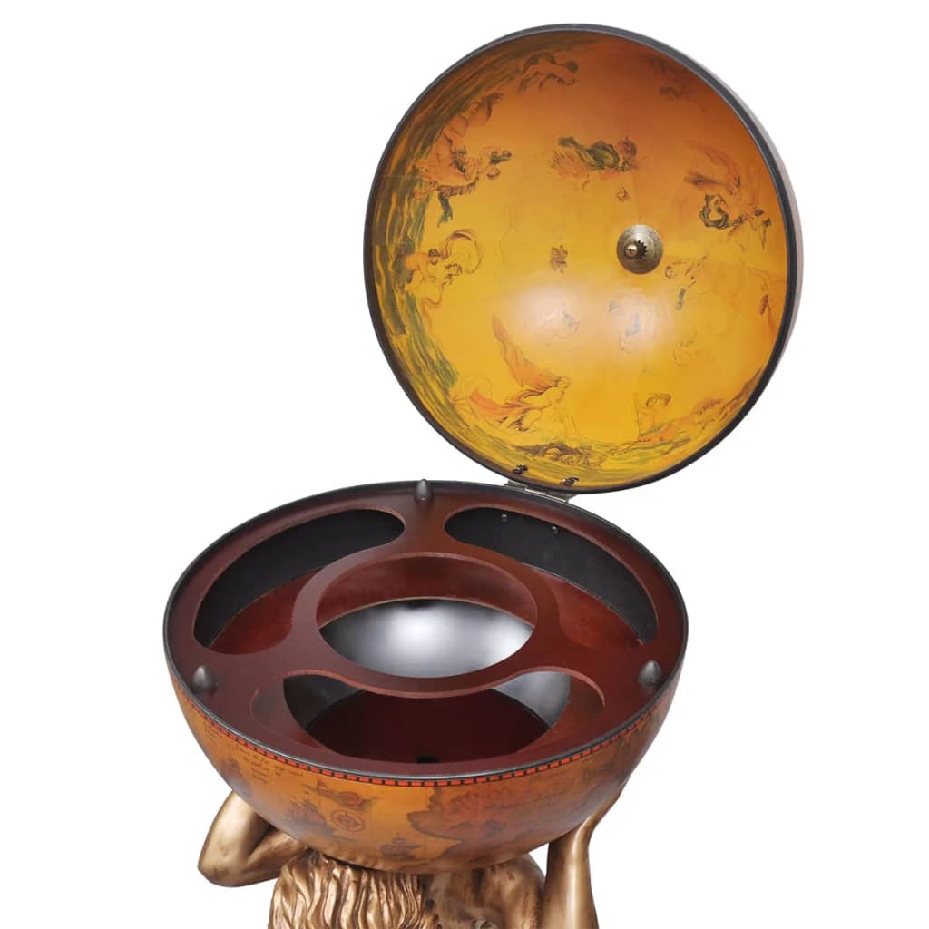 Globebar Atlas 42x42x85 cm - Wereldbol Drankkast - Tenkitchen.store