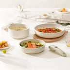 Keramische Pannenset – Crème