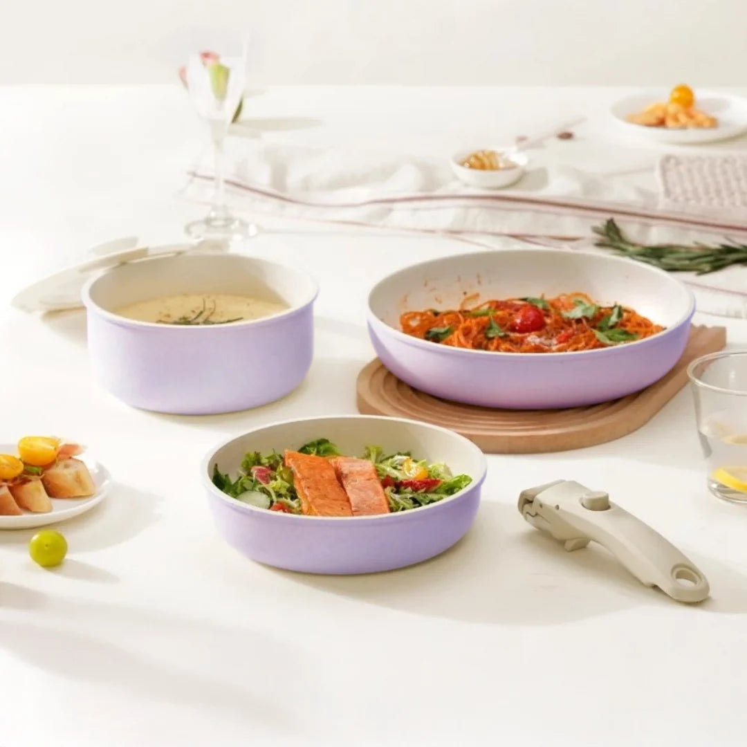 Keramische Pannenset - Lavender
