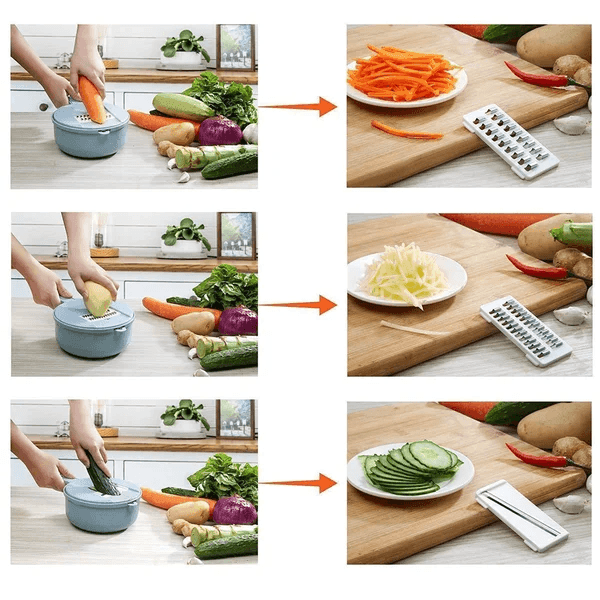 SliceMaster | Multifunctionele Groentesnijder Set