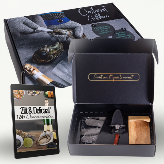 TEN® - Giftbox Oester Bruin + Oesterplaatje - Tenkitchen.store