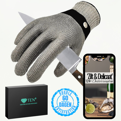 TEN® Oesterhandschoen - Veilig Openen van Oesters