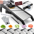 Premium Mandoline Groentesnijder | Veilig & Snel Snijden