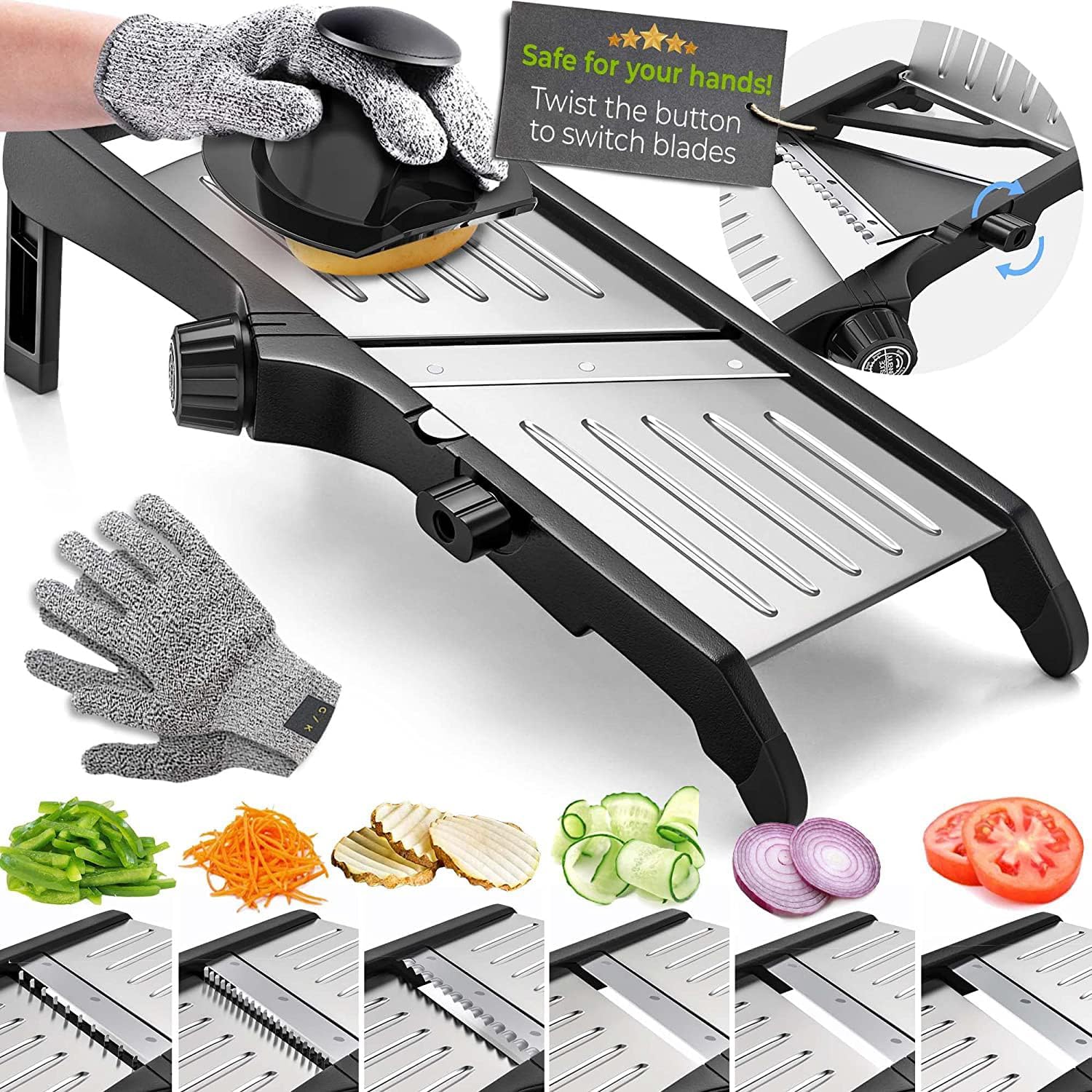 TEN® Mandoline Groentesnijder