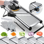 Premium Mandoline Groentesnijder | Veilig & Snel Snijden