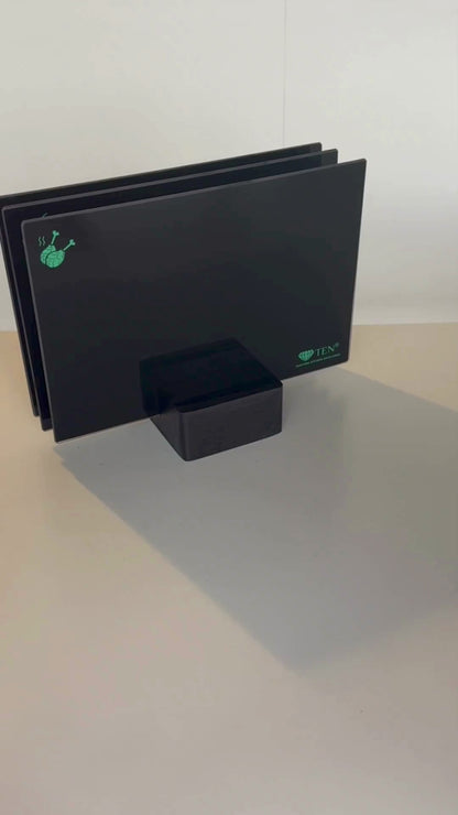 TEN® - Glazen Snijplankenset met Houder