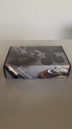 TEN® Giftbox Zwart - Oestermes & Handschoen + Oesterhouder
