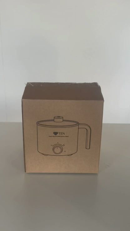 TEN® - Multicooker 1.8L – Elektrische Pan Rijstkoker met Stomer – 200W/600W – Multicookers Rijstkoker klein