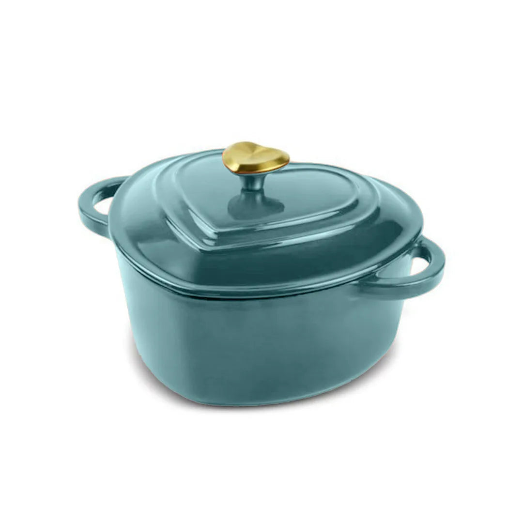 Heart-Shaped Cast Iron Pot