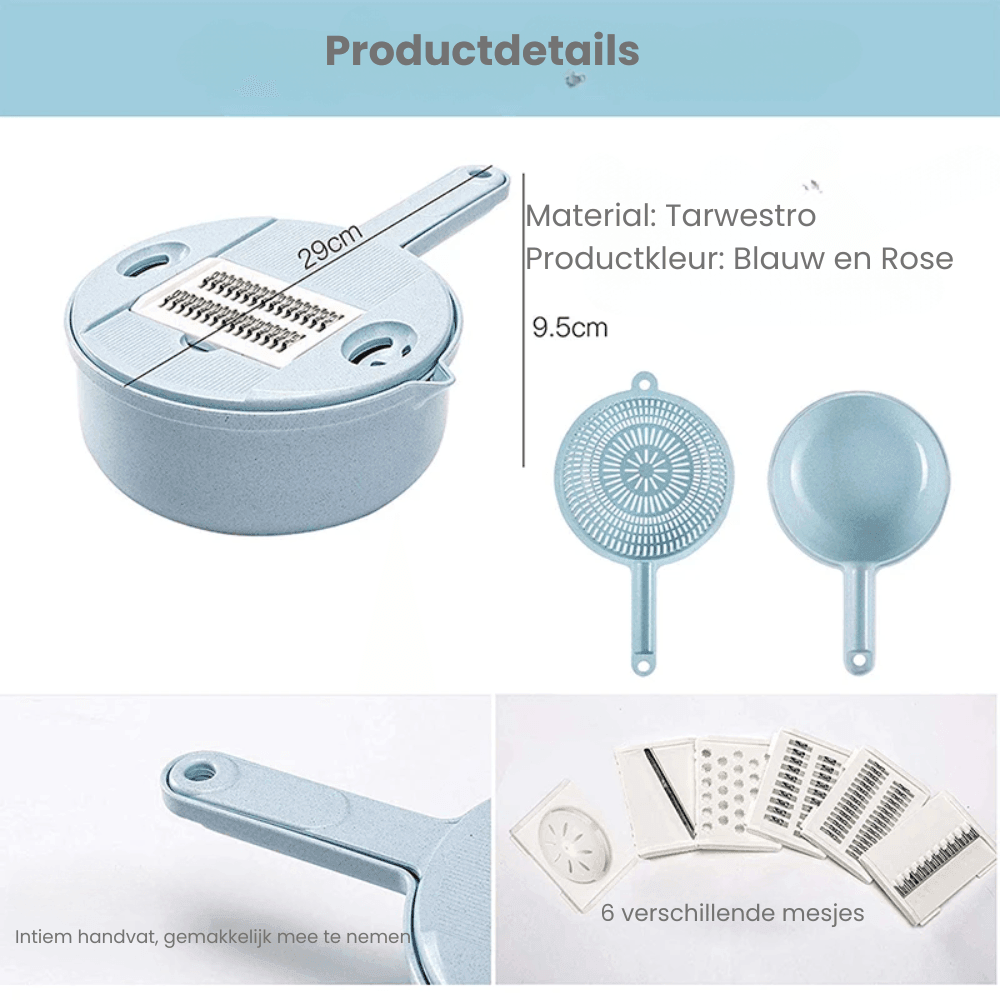 SliceMaster | Multifunctionele Groentesnijder Set