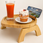 TEN® Bankleuning Tafel Houten Sofa Bijzettafel Met Telefoonhouder