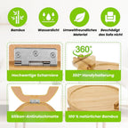 TEN® Bankleuning Tafel Houten Sofa Bijzettafel Met Telefoonhouder