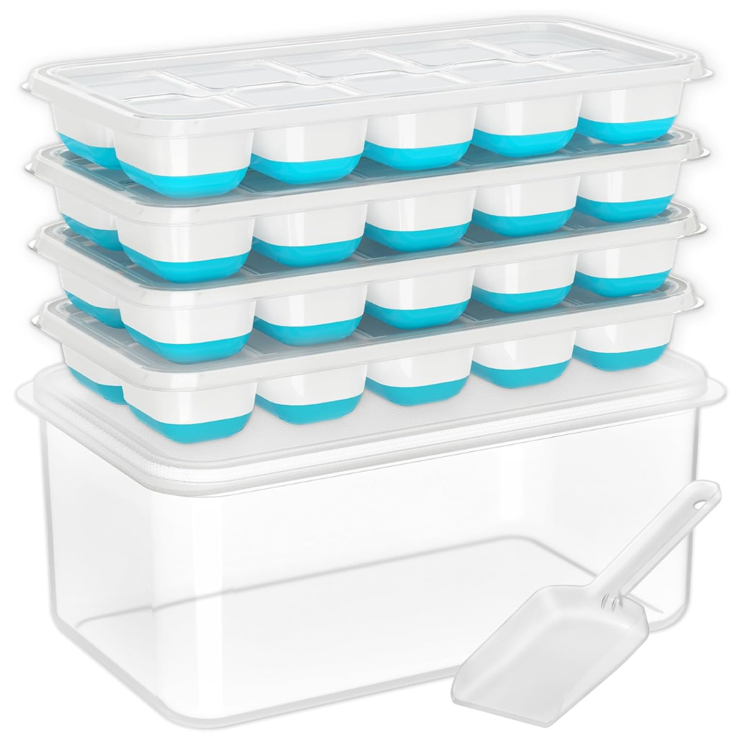 TEN® IJsblokjesvormen Silicone Stapelbaar - Tenkitchen.store