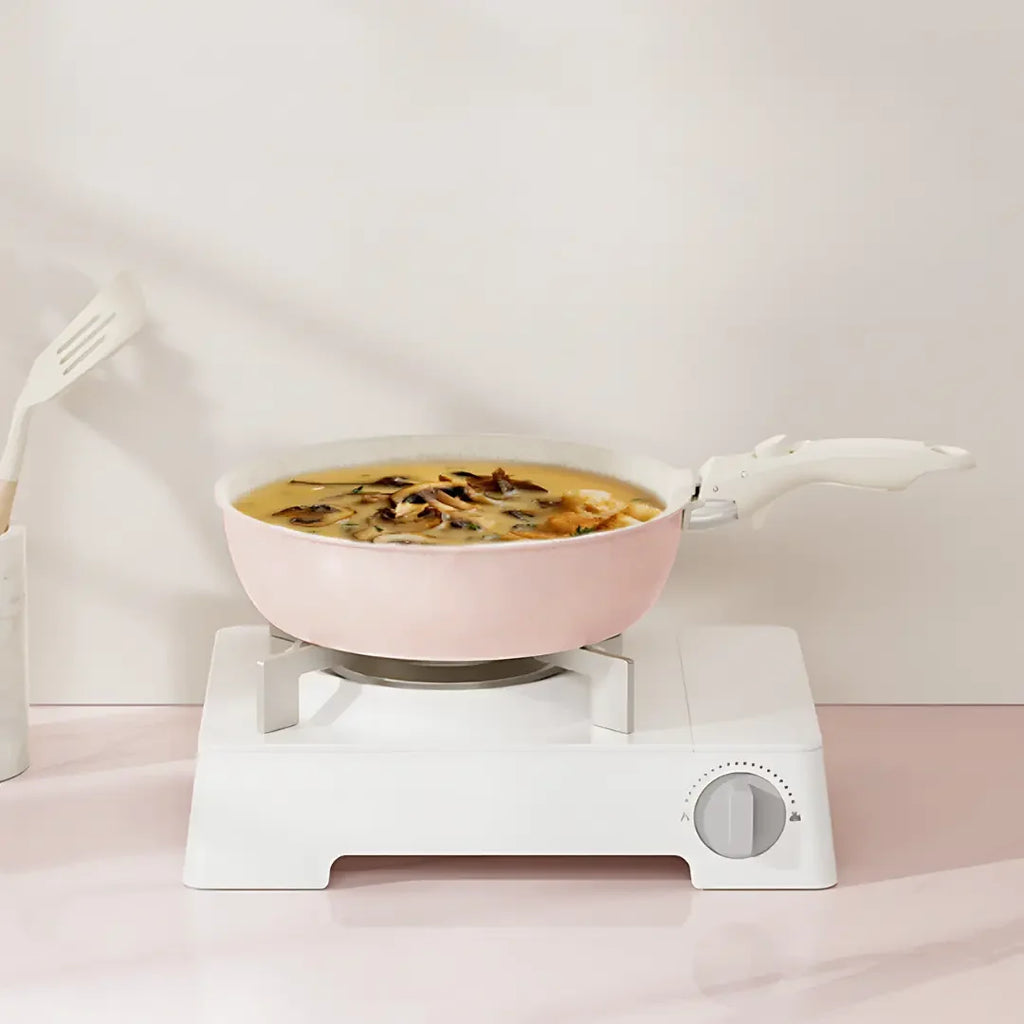 Keramische Pannenset - Blush Pink